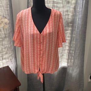Michael Kors V Neck Blouse